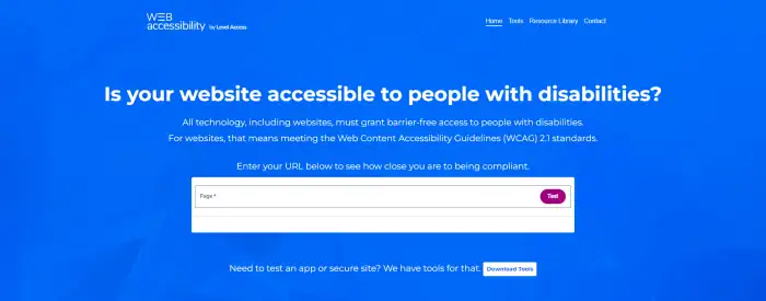 Level Access provides a web accessibility tool that will help you improve your website's ada compliance